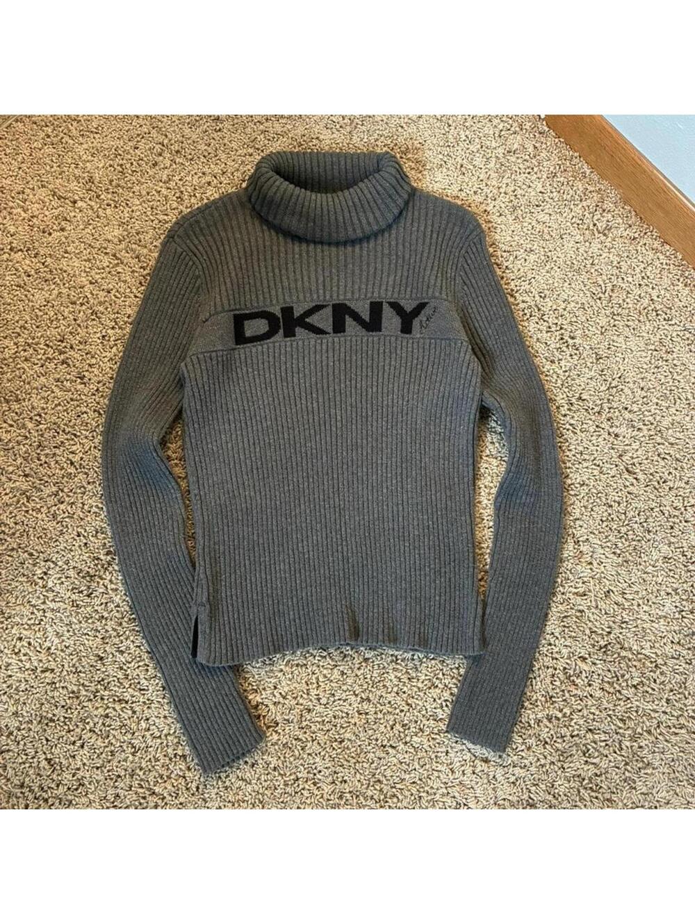 DKNY Women's Grey Jumper